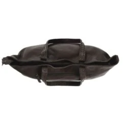 Chesterfield Kansas Schoudertas 14" Brown -Stijlvolle Tassen leren shopper bruin kansas 4