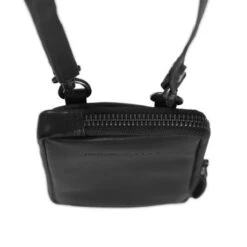 Chesterfield Madrid Phonebag Schoudertas Black -Stijlvolle Tassen leren telefoontasje zwart madrid 5