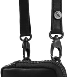 Chesterfield Madrid Phonebag Schoudertas Black -Stijlvolle Tassen leren telefoontasje zwart madrid 7