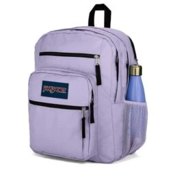 JanSport Big Student Backpack 15" Pastel Lilac -Stijlvolle Tassen lilac zij 1