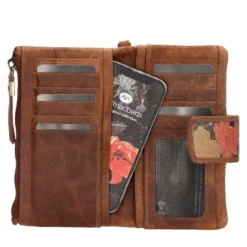 Micmacbags Masterpiece Portemonnee Cognac -Stijlvolle Tassen micmac portemonnee cognac 3
