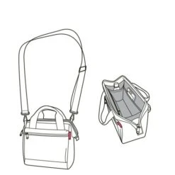 Reisenthel Allrounder Cross Schoudertas Twist Berry -Stijlvolle Tassen mq70031 1 1 1 1 1 1 3 1 1 1