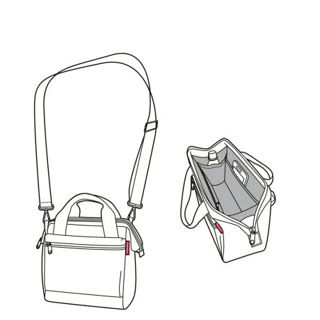 Reisenthel Allrounder Cross Schoudertas Twist Berry - Afbeelding 4