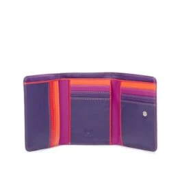 Mywalit Medium Tri-Fold Wallet Portemonnee Sangria Multi -Stijlvolle Tassen open zoom 75 3 2