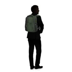 Samsonite BIZ2GO Laptop Backpack BP 15,6" Daytrip Earth Green -Stijlvolle Tassen prod col 142144 1316 with silhouette
