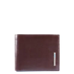 Piquadro Blue Square Men's Wallet With Flip Up/Coin Pocket Mahogany -Stijlvolle Tassen pu4518b2r mo dett2