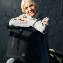 GOT BAG RollTop Lite Backpack 15" Black -Stijlvolle Tassen rolltop light black moods88 02