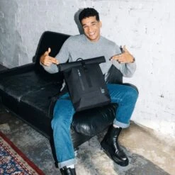 GOT BAG RollTop Lite Backpack 15" Black -Stijlvolle Tassen rolltop light black moods 03 3