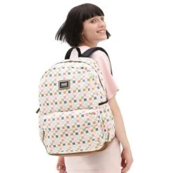 Vans Realm Plus Rugzak Rose Smoke -Stijlvolle Tassen rose smoke vans 6