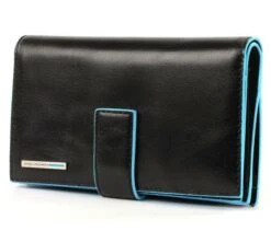 Piquadro Blue Square Women Wallet Black