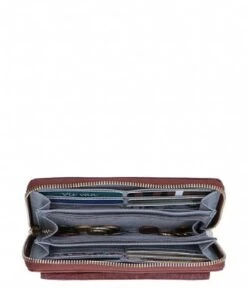 LouLou Essentiels SLB Classic Croc RFID Wallet Cacao -Stijlvolle Tassen slb149lg 029 029 4 600