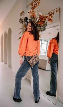 MOSZ Naomi Crossbody Off White Shiny Light Gold -Stijlvolle Tassen ss23 79