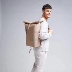 GOT BAG RollTop Backpack 15" Sand -Stijlvolle Tassen warmsand 2