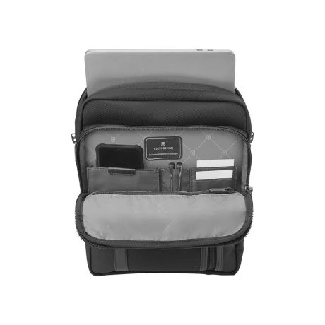 Victorinox Werks Professional Cordura Crossbody Laptop Bag Black - Afbeelding 5